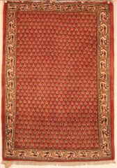 Persian Sarough Hand-knotted Rug Wool on Cotton (ID 172)