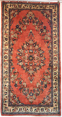 Persian Sarough Hand-knotted Rug Wool on Cotton (ID 1239)