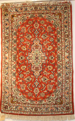 Persian Sarough Hand-knotted Rug Wool on Cotton (ID 1173)