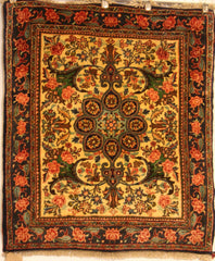 Persian Sarough Hand-knotted Rug Wool on Cotton (ID 1030)