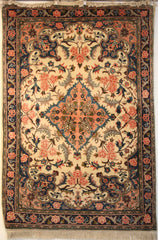 Persian Sarough Hand-knotted Rug Wool on Cotton (ID 199)