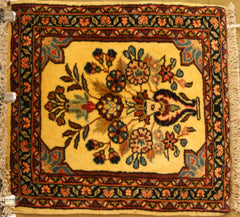 Persian Sarough Hand-knotted Rug Wool on Cotton (ID 1033)