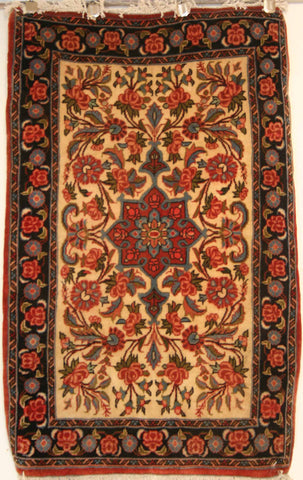 Persian Sarough Hand-knotted Rug Wool on Cotton (ID 1035)