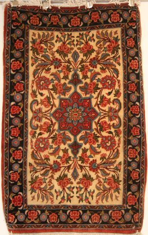 Persian Sarough Hand-knotted Rug Wool on Cotton (ID 1035)