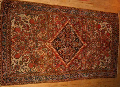Persian Sarough Hand-knotted Rug Wool on Cotton (ID 1282)