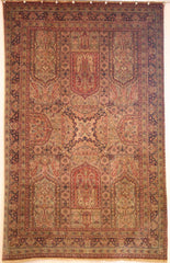 Persian Sarough Hand-knotted Rug Wool on Cotton (ID 183)