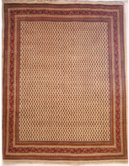 Persian Sarough Hand-knotted Rug Wool on Cotton (ID 270)