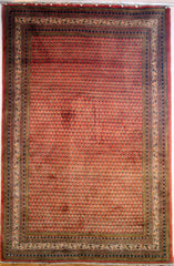 Persian Sarough Hand-knotted Rug Wool on Cotton (ID 331)