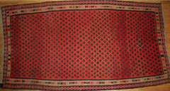Persian Sarough Hand-knotted Kilim Wool on Cotton (ID 1266)