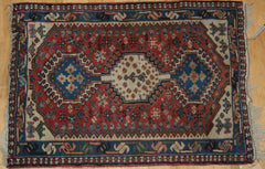 Persian Shiraz Hand-knotted Rug Wool on Wool (ID 1152)