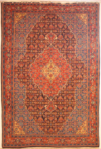 Persian Tabriz Hand-knotted Rug Wool on Cotton (ID 301)