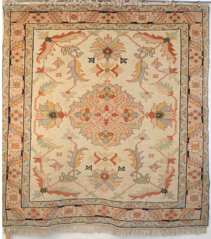 Persian Tabriz Hand-knotted Rug Wool on Cotton (ID 180)