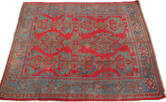 Turkish Ushak Hand-knotted Rug Wool on Wool (ID 1332)